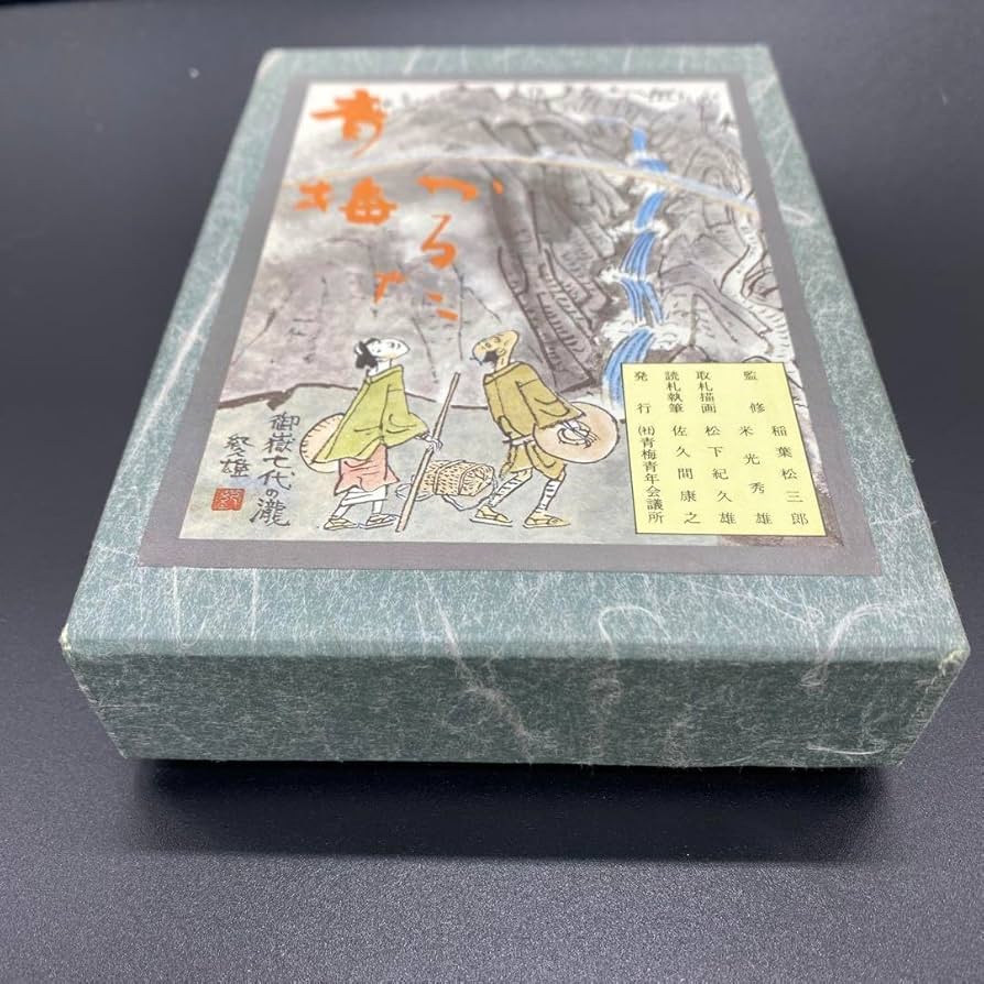 青梅かるた青梅市カルタ郷土玩具カードアンティーク未使用品 青梅市 青梅かるた カルタ 郷土玩具 カード 風景 アンティーク